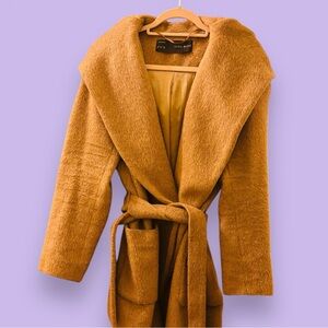 Zara Women’s Camel Coat ~XL